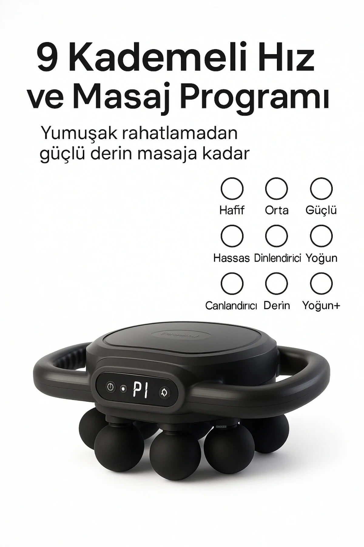 RYZE® Pulse – Derin Titreşimli Masaj Aleti (Boyun, Sırt ve Bel İçin)