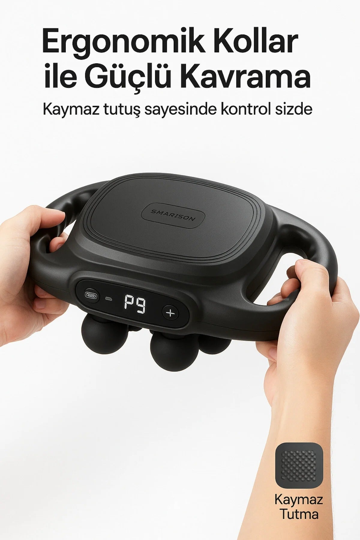 RYZE® Pulse – Derin Titreşimli Masaj Aleti (Boyun, Sırt ve Bel İçin)